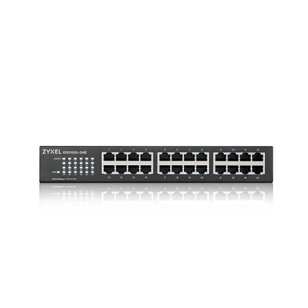 Zyxel GS-1100-24E - Switch - unmanaged - 24 x 10/100/1000 - montabile su rack, …
