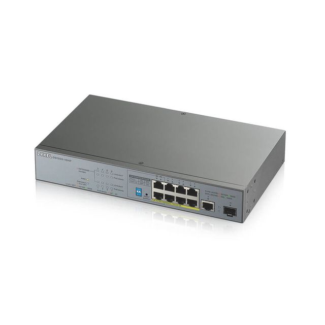 Zyxel GS1300-10HP - Switch - 8 x 10/100/1000 (PoE+) + 1 x combinazione Gigabit …