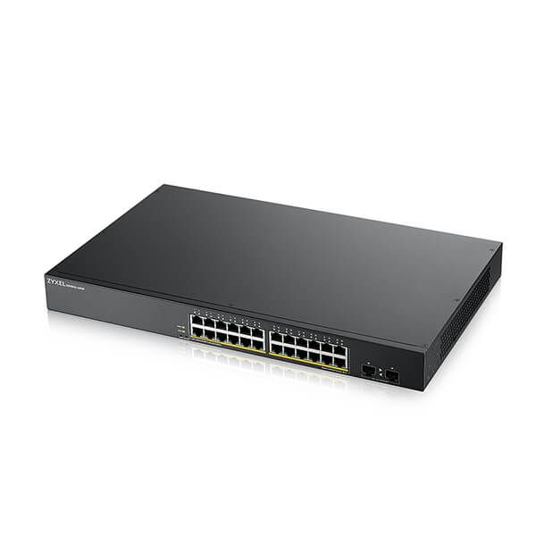Zyxel GS1900-24HPv2 - Switch - intelligente - 24 x 10/100/1000 (PoE) + 2 x 10/1…