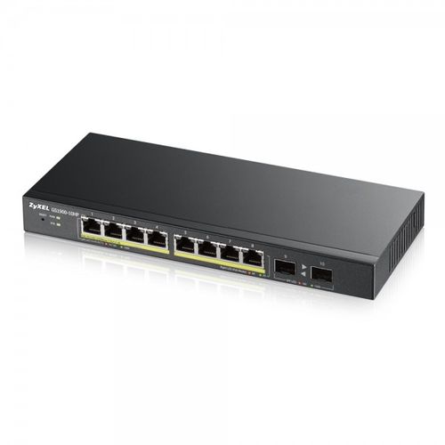 Zyxel GS1900-8HP - Switch - intelligente - 8 x 10/100/1000 (PoE+) - desktop, mo…