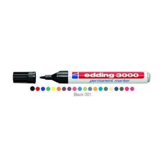 edding 3000 - Marcatore - permanente - nero - 1.5-3 mm