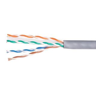 equip - Cavo bulk - 100 m - UTP - CAT 6 - senza alogeni, compatto - grigio