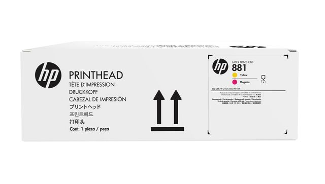 estine di stampa HP 881 Latex giallo + magenta