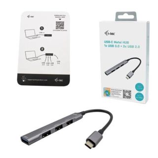 i-Tec - Hub - 1 x SuperSpeed USB 3.0 + 3 x USB 2.0 - desktop