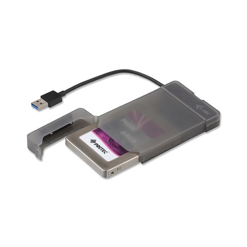 i-Tec MySafe Advance - Box esterno - 2.5" - SATA 6Gb/s - USB 3.0 - nero