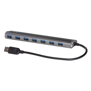i-Tec USB 3.0 Metal Charging HUB - Hub - 7 x SuperSpeed USB 3.0 - desktop