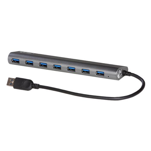 i-Tec USB 3.0 Metal Charging HUB - Hub - 7 x SuperSpeed USB 3.0 - desktop
