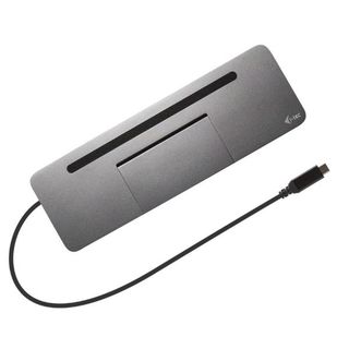 i-Tec USB-C Metal Ergonomic 4K 3x Display Docking Station + Power Delivery - Do…