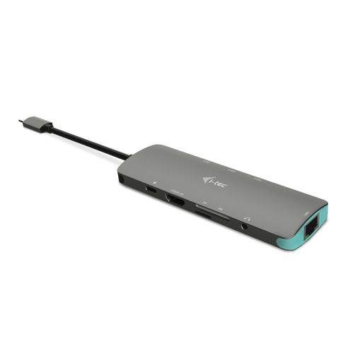 i-Tec USB-C Metal Nano Docking Station 4K HDMI LAN + Power Delivery - Docking s…