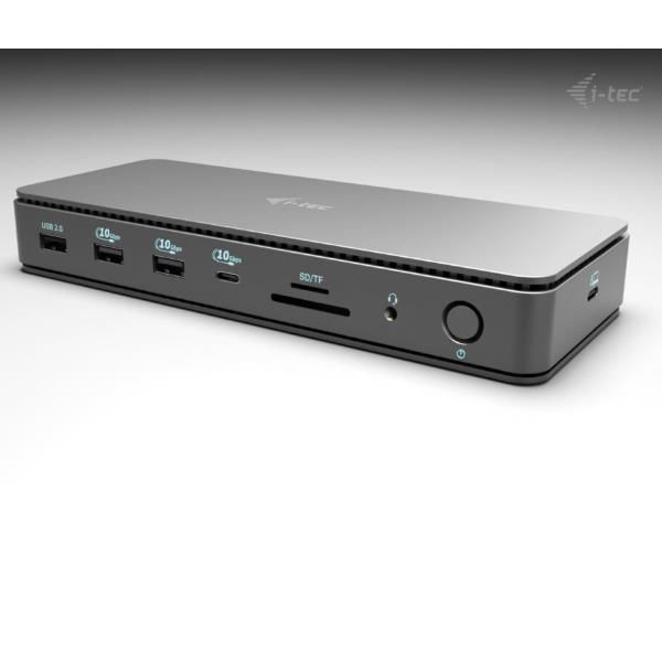 i-tec Thunderbolt 4 Dual DisplayPort Docking Station PRO + Power Delivery 92 W,…
