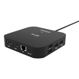 i-tec USB-C Dual HDMI Docking Station with Power Delivery 100 W, Cablato, USB 3…