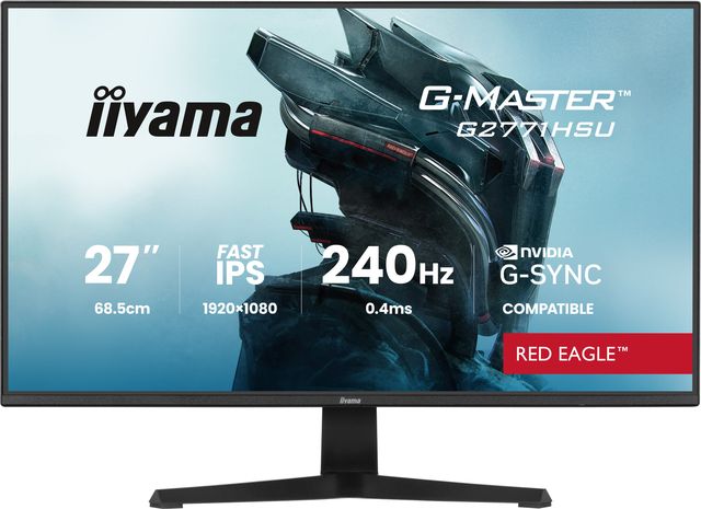 iiyama G-MASTER G2771HSU-B1, 68,6 cm (27ʺ), 1920 x 1080 Pixel, Full HD, Nero