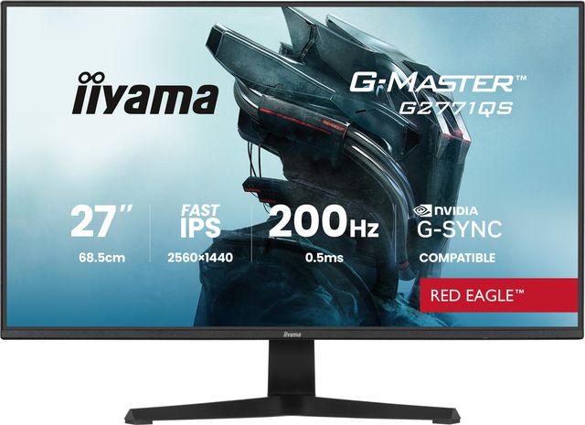 iiyama G-MASTER G2771QS-B1, 68,6 cm (27ʺ), 2560 x 1440 Pixel, Wide Quad HD, Nero