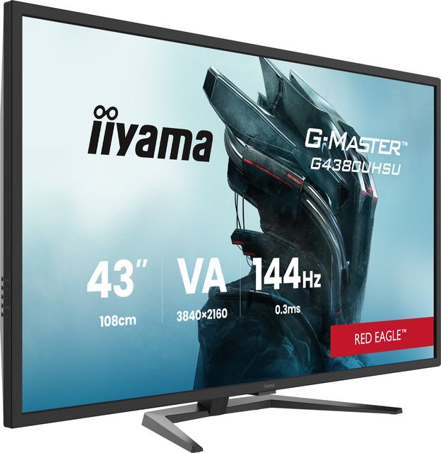 iiyama G-MASTER G4380UHSU-B2, 108 cm (42.5ʺ), 3840 x 2160 Pixel, 4K Ultra HD, L…