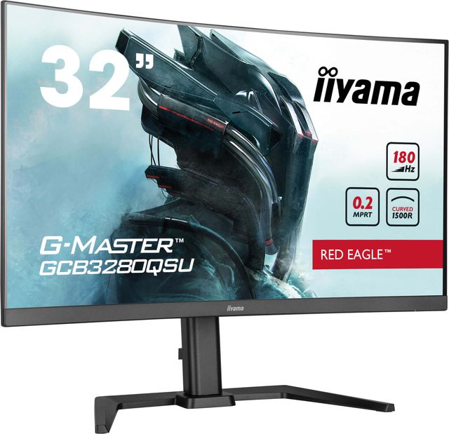 iiyama G-MASTER GCB3280QSU-B2, 80 cm (31.5ʺ), 2560 x 1440 Pixel, Dual QHD, LED,…