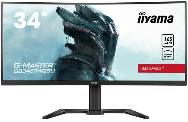 iiyama G-MASTER Red Eagle GB3467WQSU-B5 - Monitor a LED - curvato - 34" - 3440 …