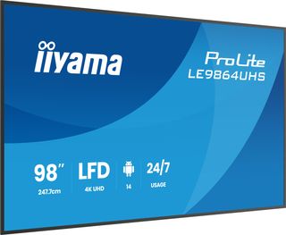 iiyama LE9864UHS-B1AG, Pannello piatto per segnaletica digitale, 2,49 m (98ʺ), …