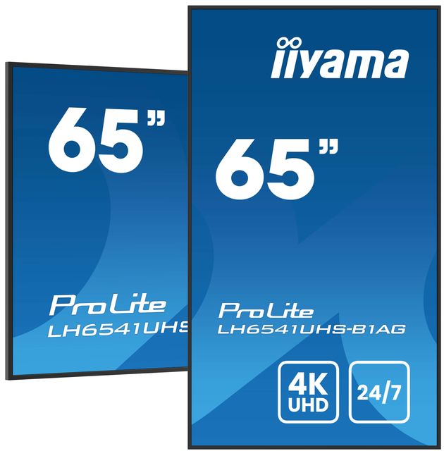 iiyama LH6541UHS-B1AG, 163,8 cm (64.5ʺ), LCD, 3840 x 2160 Pixel, 24/7