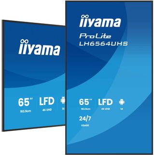 iiyama LH6564UHS-B1AG, Pannello piatto per segnaletica digitale, 165,1 cm (65ʺ)…