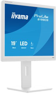 iiyama ProLite B1980S-W1, 48,3 cm (19ʺ), 1280 x 1024 Pixel, SVGA, LED, 3 ms, Bi…