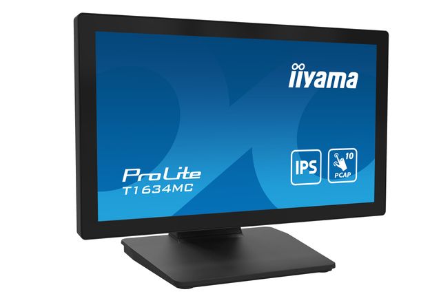 iiyama ProLite T1634MC-B1S - Monitor a LED - 15.6" - touchscreen - 1920 x 1080 …