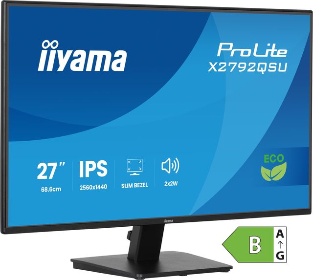 iiyama ProLite X2792QSU-B1, 68,6 cm (27ʺ), 2560 x 1440 Pixel, Quad HD, LED, 3 m…