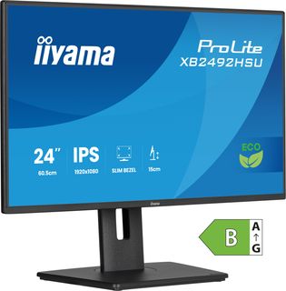 iiyama ProLite XB2492HSU-B1, 61 cm (24ʺ), 1920 x 1080 Pixel, Full HD, LED, 3 ms…