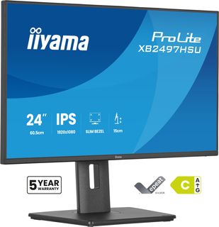 iiyama ProLite XB2497HSU-B1, 60,5 cm (23.8ʺ), 1920 x 1080 Pixel, Full HD, LED, …
