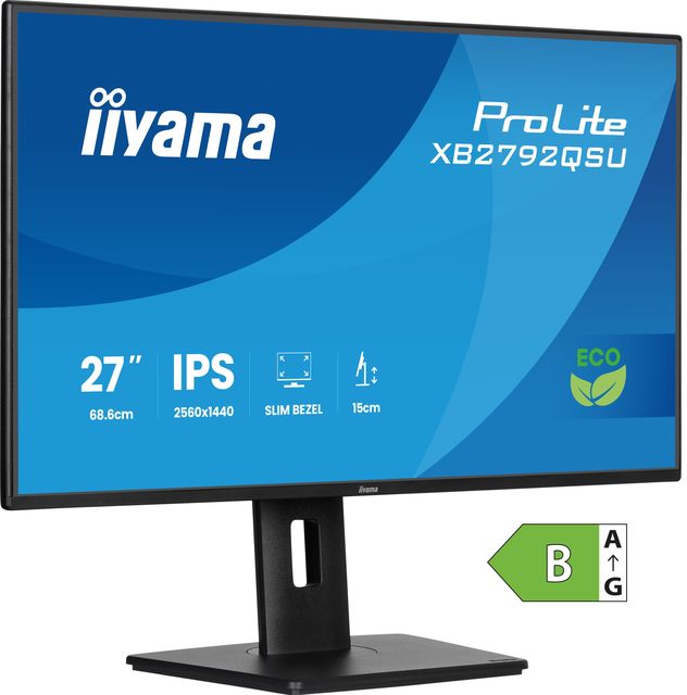 iiyama ProLite XB2792QSU-B1, 68,6 cm (27ʺ), 2560 x 1440 Pixel, Quad HD, LED, 3 …