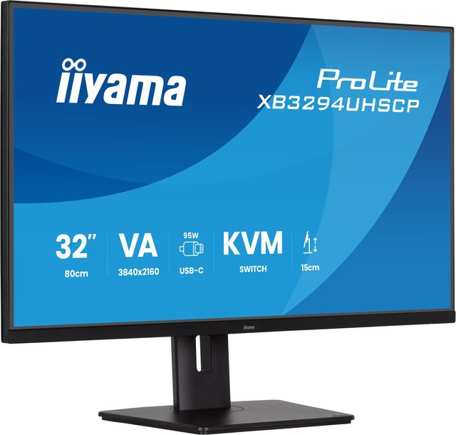 iiyama ProLite XB3294UHSCP-B1, 80 cm (31.5ʺ), 3840 x 2160 Pixel, 4K Ultra HD, 2…