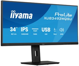iiyama ProLite XUB3493WQSU-B6, 86,4 cm (34ʺ), 3440 x 1440 Pixel, UltraWide Quad…