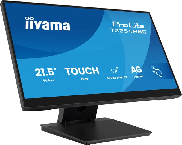 iiyama T2254MSC-B2AG, 54,6 cm (21.5ʺ), 1920 x 1080 Pixel, Full HD, LED, 4 ms, N…