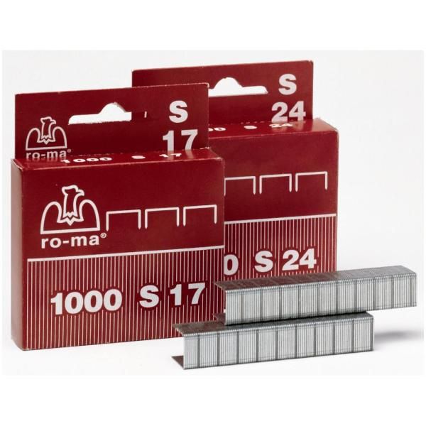 ro-ma S15 - Punti metallici - pacco da 1000