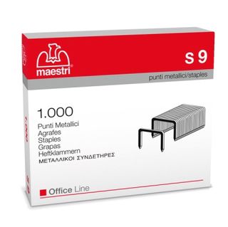 ro-ma S9 - Punti metallici - pacco da 1000