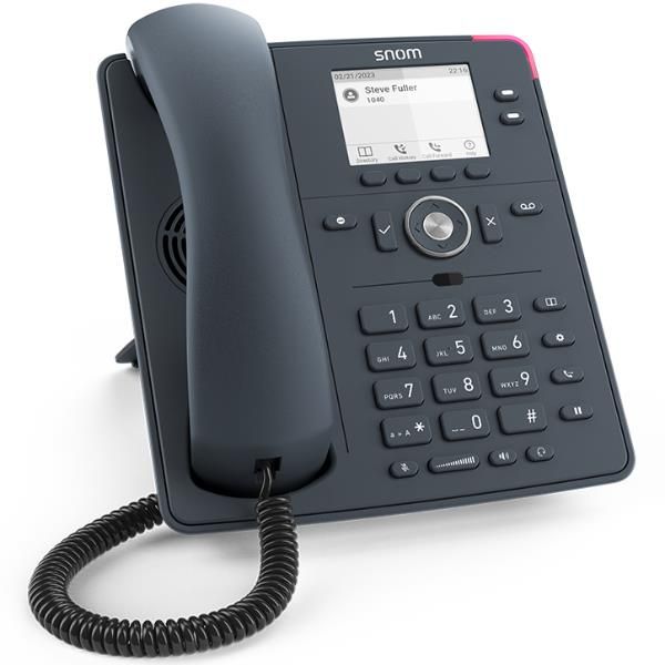 snom D140 - Telefono VoIP - 3-way capacità di chiamata - SIP - 2 righe - grigio…