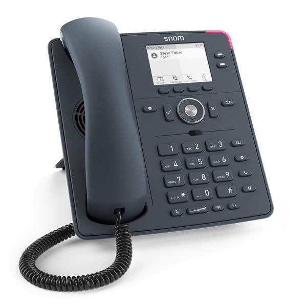 snom D150 - Telefono VoIP - 3-way capacità di chiamata - SIP - 2 righe - grigio…