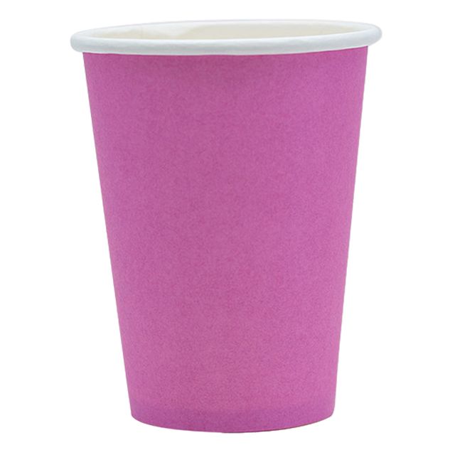 25 bicchieri 250cc Ecocolor biodegradabile fucsia Big Party