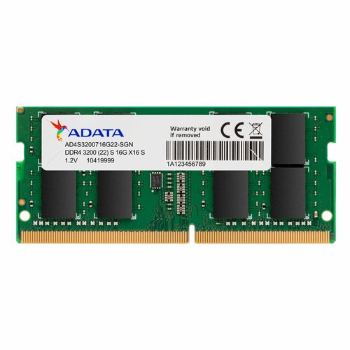 ADATA AD4S32008G22-SGN MEMORIA RAM 8GB 3.200MHz TIPOLOGIA SO-DIMM TECNOLOGIA DD…