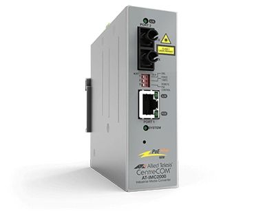 ALLIED TELESIS TAA 10/100TX POE+ MEDIA CONVERT