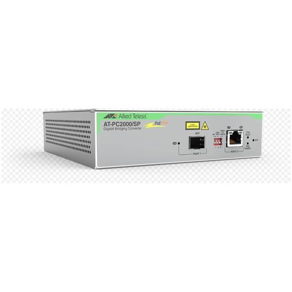 ALLIED TELESIS TWO-PORT GIGABIT SPEED/MEDIA