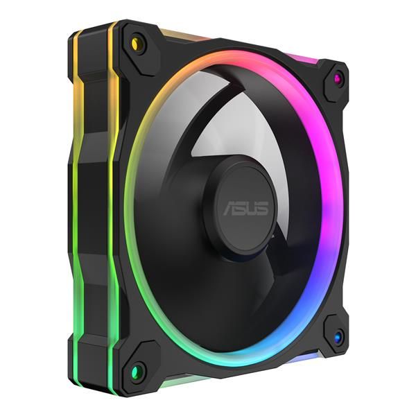 ASUS VENTOLA PRIME MR120 FAN ARGB REVERSE BLACK 3IN1