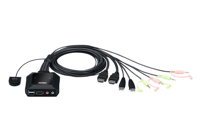 ATEN 2 USB TRUE 4K HDMI CABLE KWM Q20