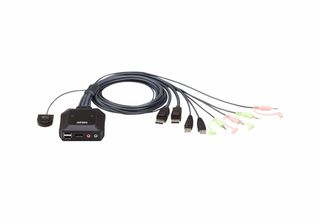 ATEN 2-PORT USB DISPLAYPORT CABLE KVM