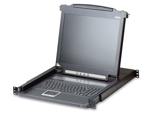 ATEN SINGLE RAIL 17" LCD CONSOLE UK