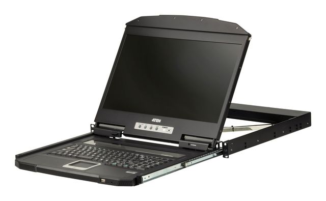 ATEN SINGLE RAIL WIDESCREEN 18.5" US