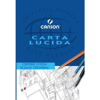 CF25BLOCCO CARTA LUCIDA 10 FG. 23X33CM 80G