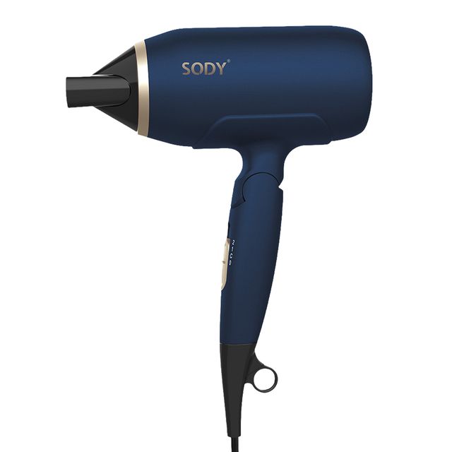 Asciugacapelli pieghevole 2000W blu