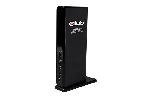CLUB3D USB Gen1 Type A Dual Display Docking Station, Cablato, USB 3.2 Gen 1 (3.…