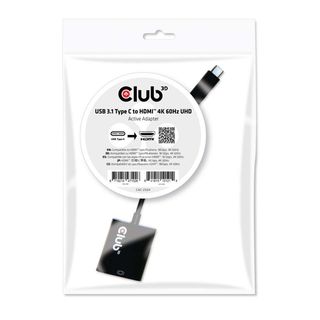CLub3D cavo adattatore attivo USB 3.1 TypeC a HDMI 2.0