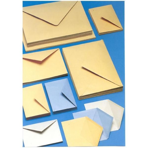 Busta gommata posta Blasetti giallo 80 g/m² - conf. da 500 buste - 120x180 mm 0…